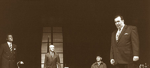 Marcin Troński (Otello, Pierwszy Sekretarz Ambasady) Zbigniew Zapasiewicz (Ambasador), Henryk Bista (Człowiek), Krzysztof Kowalewski (Pełnomocnik), 