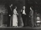 Jan Machulski (Edward), Zofia Mrozowska (Lavinia), Tadeusz Surowa (Aleksander), Barbara Ludwiżanka (Julia)<br/> fot. Edward Hartwig