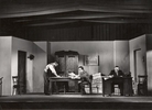 Szczepan Baczyński (Karol Wiąz), Bogdan Niewinowski (Lucjan Juraszek), Henryk Borowski (Marian Korbicki)<br/> fot. Edward Hartwig