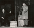 Jan Kreczmar (Dyrektor teatru),  Wojciech Alaborski (Chłopiec z deszczu)<br/> fot. Edward Hartwig