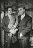 Irena Horecka (Betty Dulfeet), Tadeusz Łomnicki (Arturo Ui)<br/> fot. Edward Hartwig