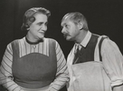 Stanisława Perzanowska (Julia Gibbs), Tadeusz Fijewski (Howie Newsome)<br/> fot. Edward Hartwig