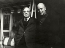 Karl Heinz Stroux – reżyser spektaklu, Erwin Axer<br/> fot. Renata Pajchel