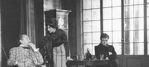 Władysław Hańcza (James Tyrone), Zofia Mrozowska (Mary Tyrone), Damian Damięcki (Edmund Tyrone)